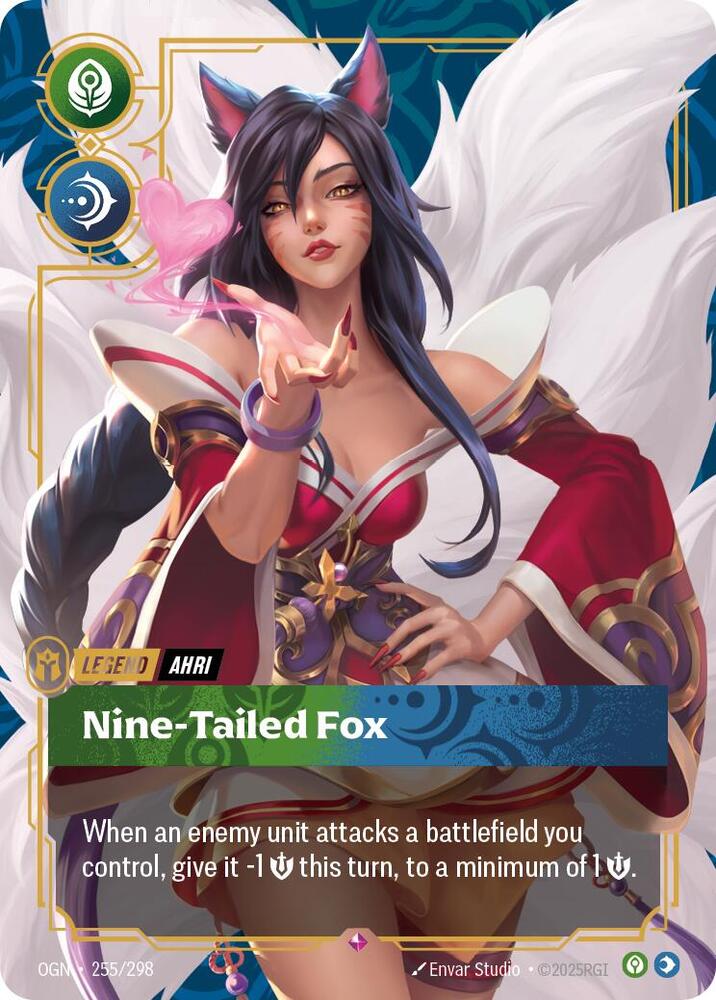 Ahri - Nine Tailed Fox 255/298 (Origins) - Foil