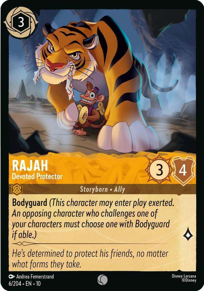 Rajah Devoted Protector (Whispers in the Well) - Cold Foil