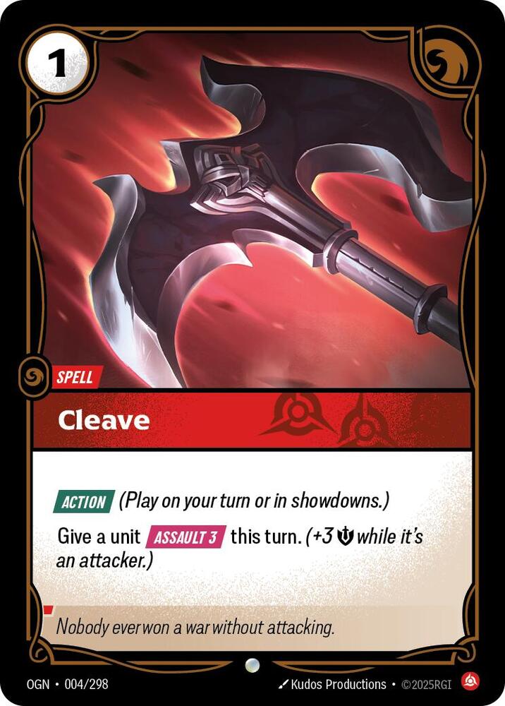 Cleave 4/298 (Origins)