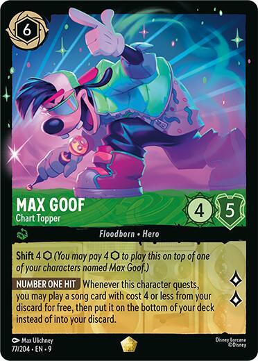 Max Goof Chart Topper (Fabled) - Cold Foil