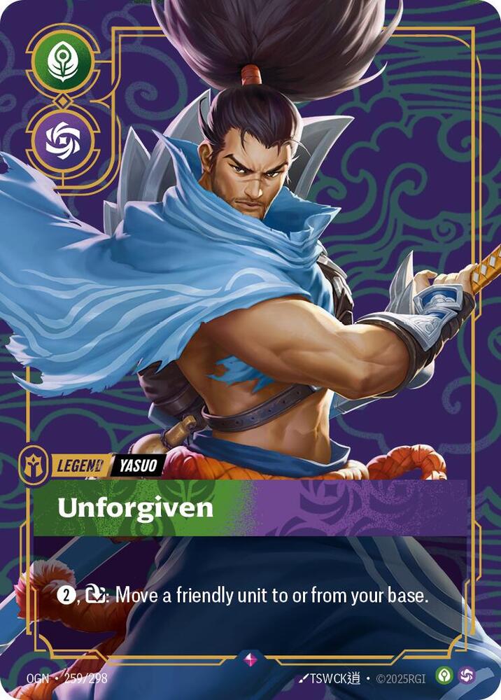 Yasuo - Unforgiven 259/298 (Origins) - Foil