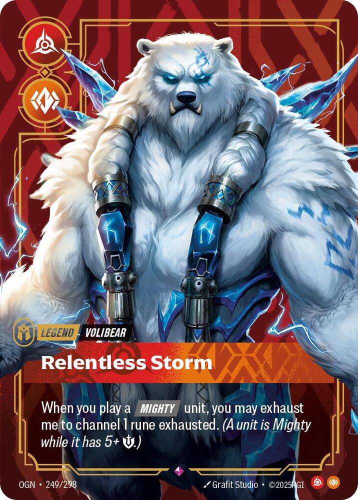 Volibear - Relentless Storm 249/298 (Origins) - Foil