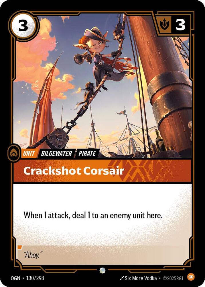 Crackshot Corsair 130/298 (Origins) - Foil