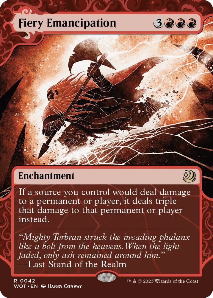 Fiery Emancipation 42 (Wilds of Eldraine: Enchanting Tales) - Showcase