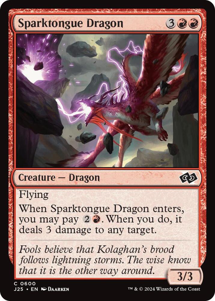 Sparktongue Dragon 600/779 (Foundations Jumpstart)