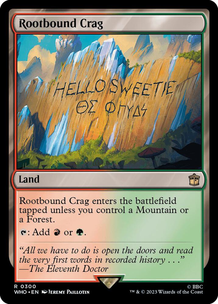 Rootbound Crag 300 (Universes Beyond: Doctor Who) - Foil