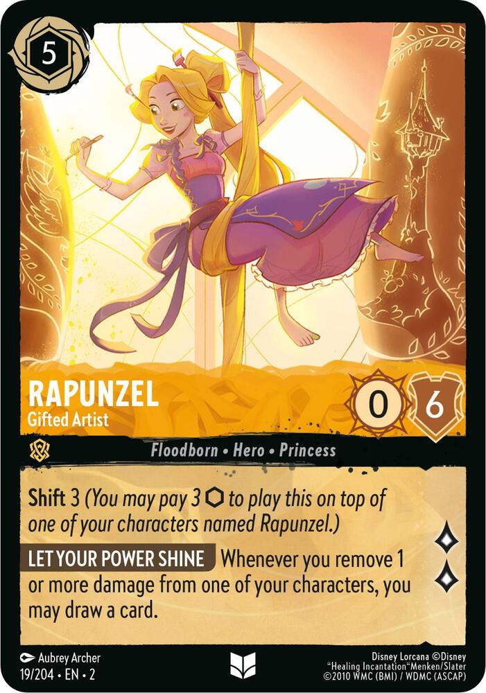 Rapunzel Gifted Artist (Rise of the Floodborn) - Cold Foil