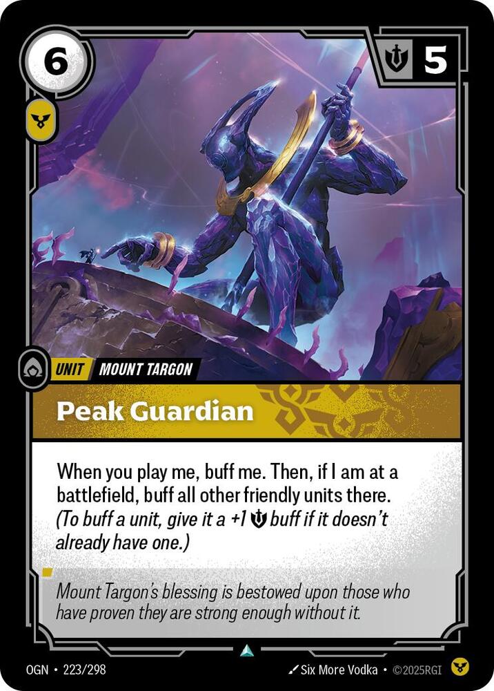 Peak Guardian 223/298 (Origins) - Foil