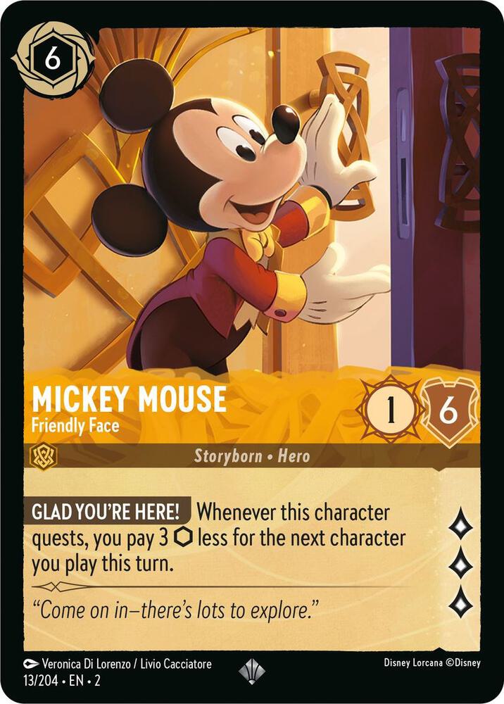 Mickey Mouse Friendly Face (Rise of the Floodborn)