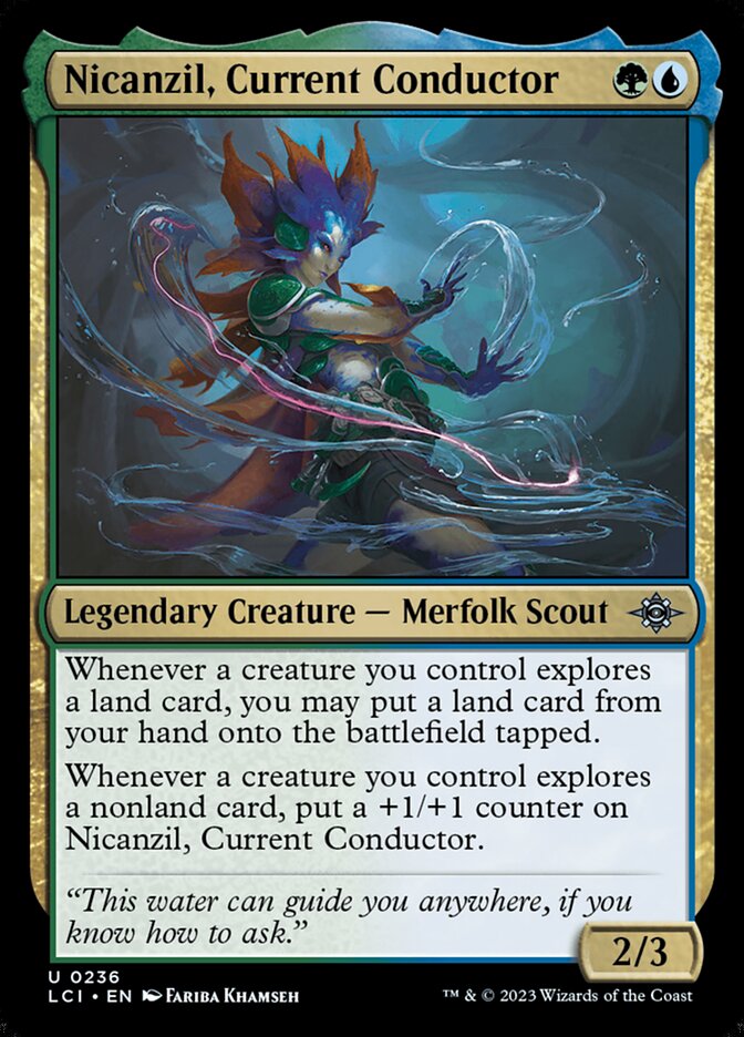 Nicanzil, Current Conductor 236/291 (The Lost Caverns of Ixalan) - Foil