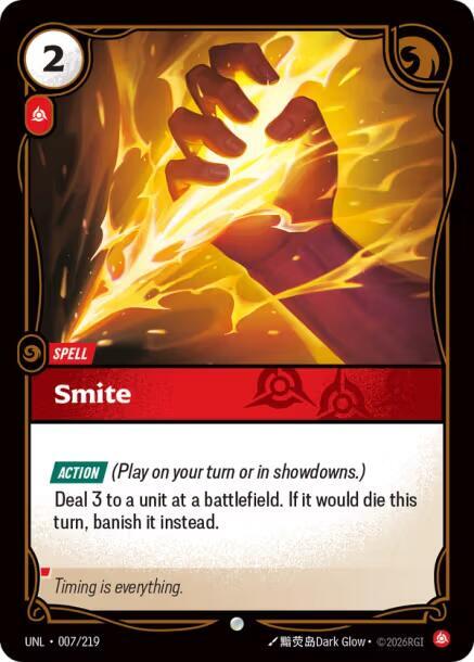 Smite 7/219 (Unleashed) - Foil
