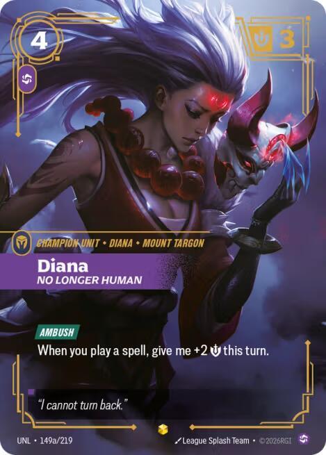 Diana - No Longer Human 149a/219 (Unleashed) - Foil