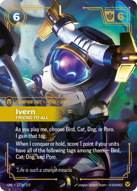 Ivern Friend to All Alternate Art 177a/219 (Unleashed) - Foil