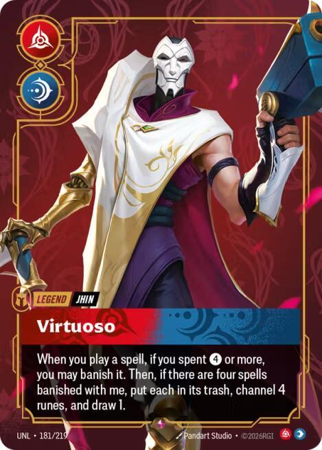 Jhin - Virtuoso 181/219 (Unleashed) - Foil