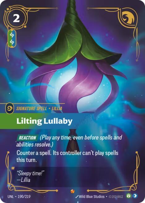 Lilting Lullaby 190/219 (Unleashed) - Foil