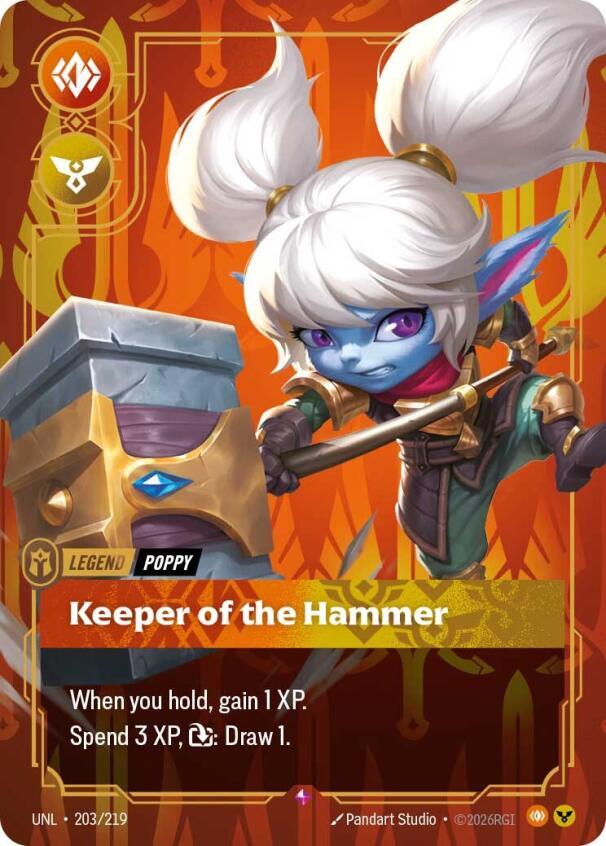 Poppy Keeper of the Hammer 203/219 (Unleashed) - Foil