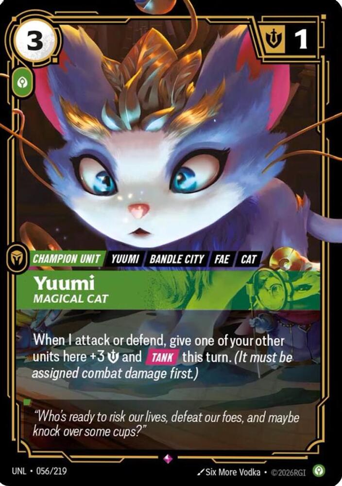 Yuumi - Magical Cat 056/219 (Unleashed) - Foil