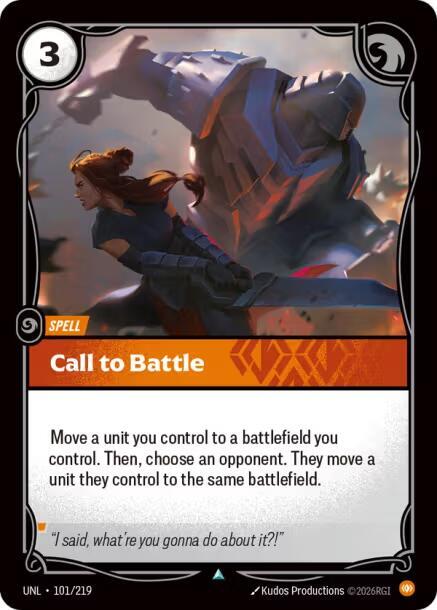Call to Battle 101/219 (Unleashed) - Foil