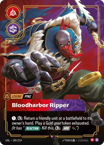 Pyke - Bloodharbor Ripper 185/219 (Unleashed) - Foil