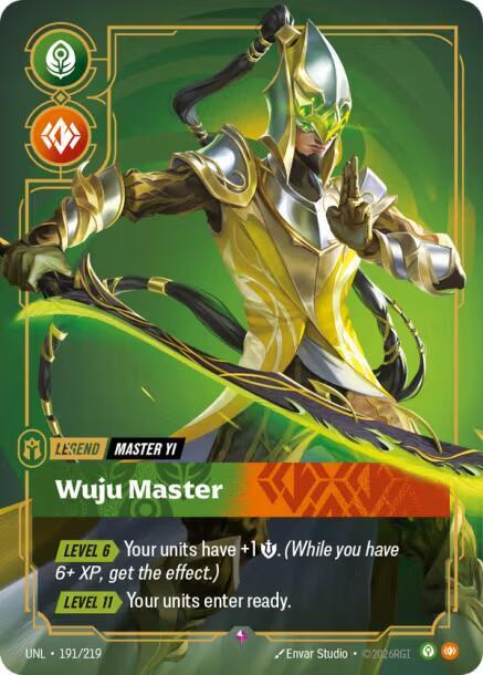 Master Yi - Wuju Master 191/219 (Unleashed) - Foil