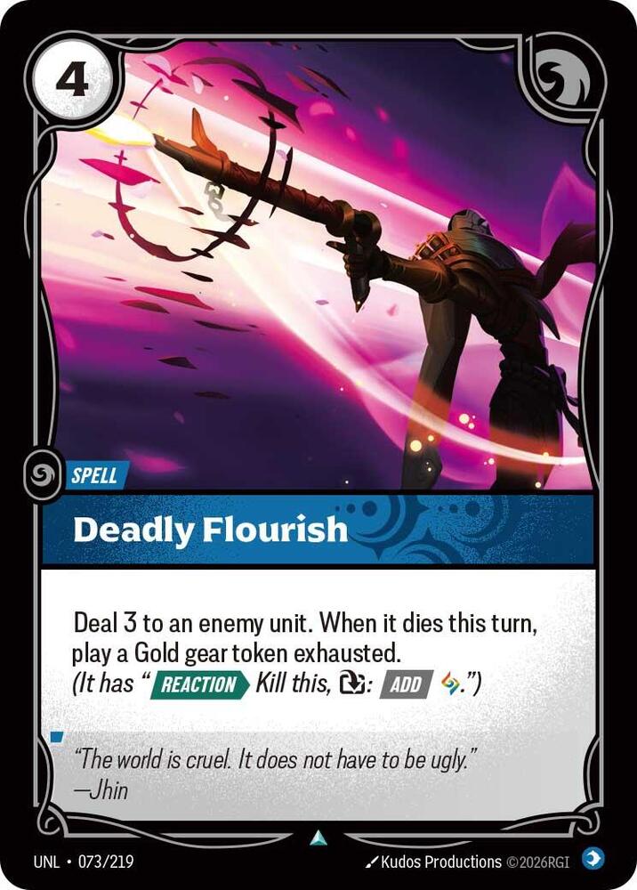 Deadly Flourish 073/219 (Unleashed)