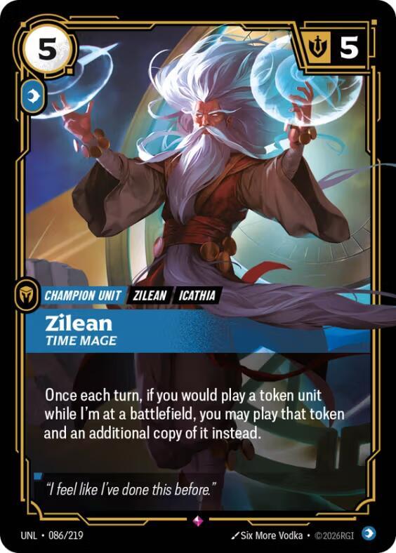 Zilean - Time Mage 086/219 (Unleashed) - Foil