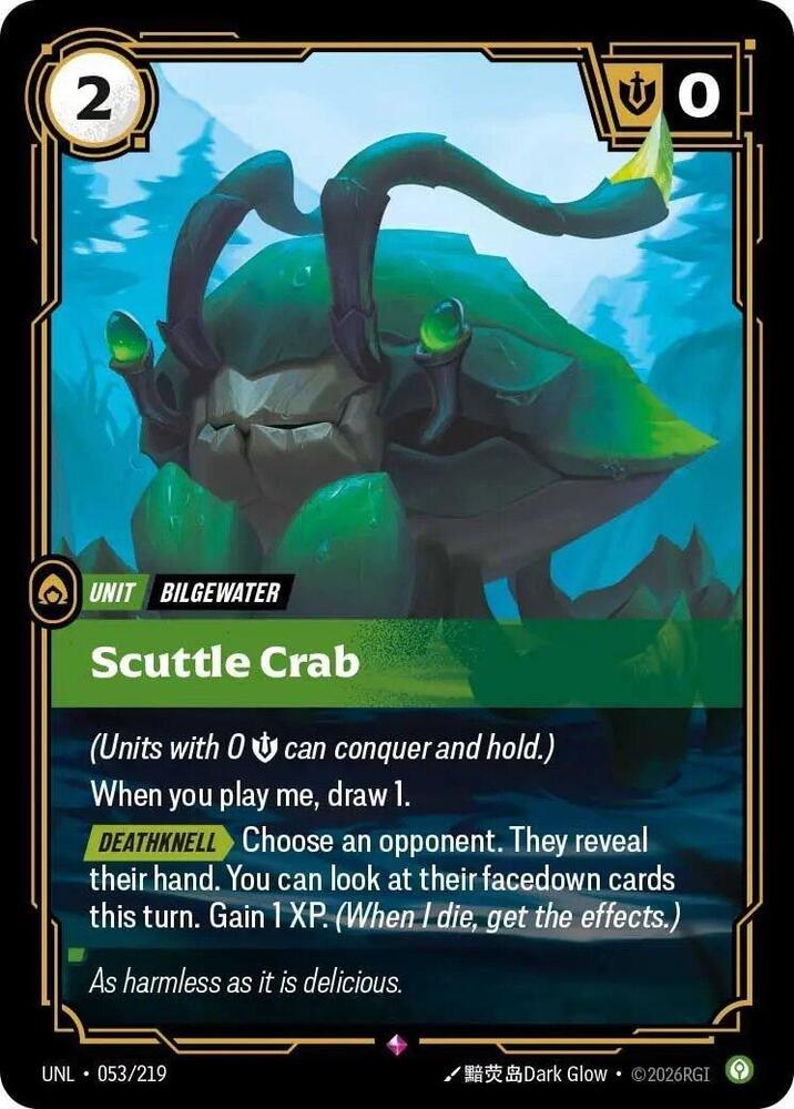 Scuttle Crab 053/219 (Unleashed) - Foil