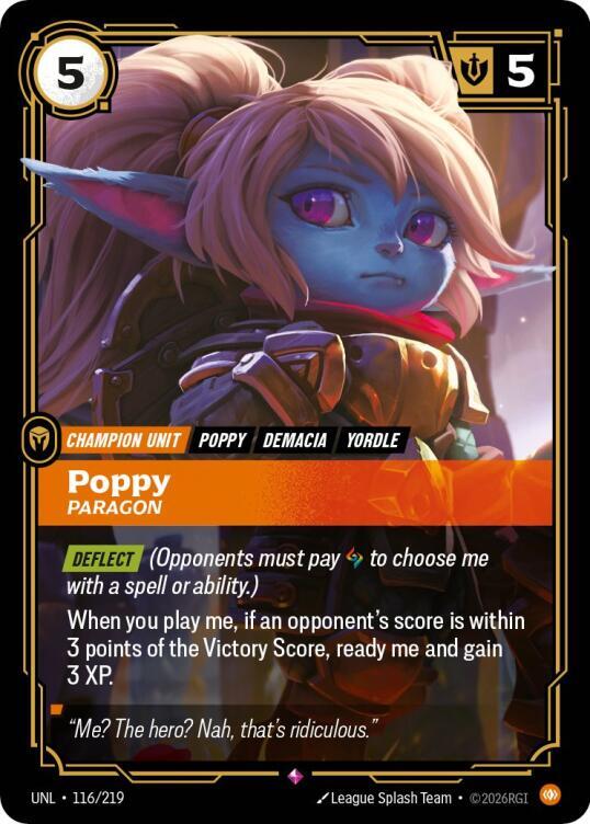 Poppy Paragon 116/219 (Unleashed) - Foil