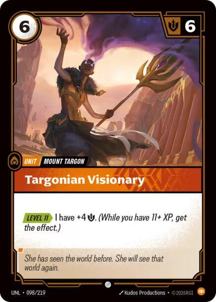 Targonian Visionary 098/219 (Unleashed) - Foil