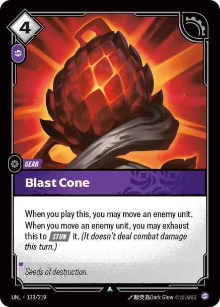 Blast Cone 133/219 (Unleashed)