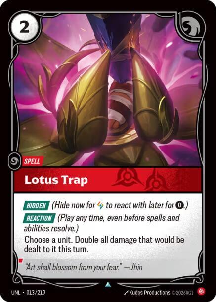 Lotus Trap 013/219 (Unleashed)