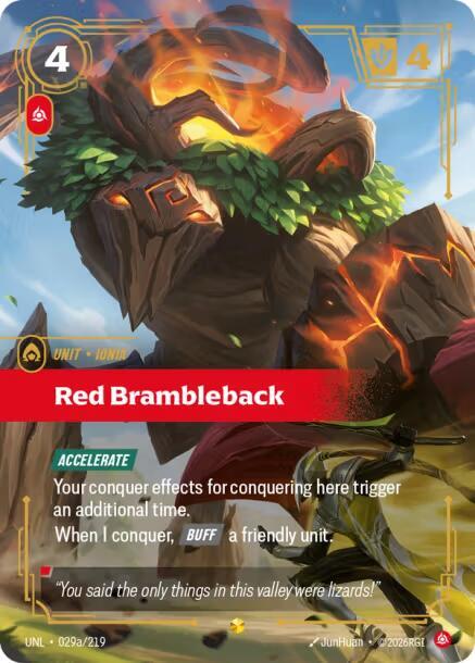 Red Brambleback Alternate Art 029a/219 (Unleashed) - Foil