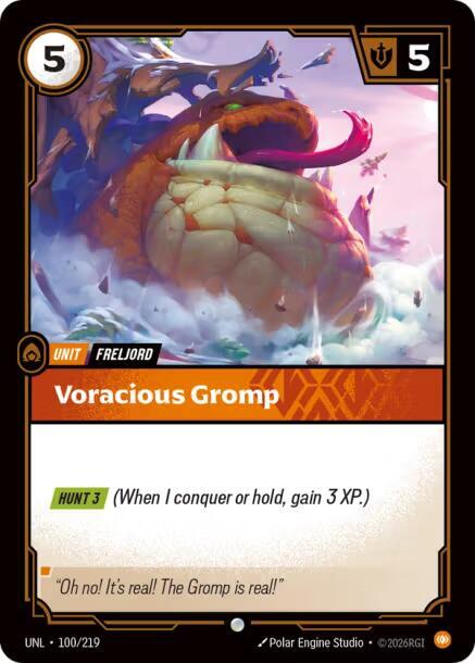 Voracious Gromp 100/219 (Unleashed)