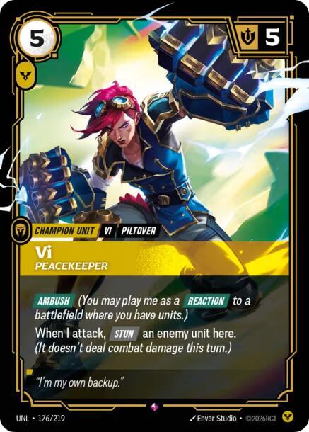 Vi - Peacekeeper 176/219 (Unleashed) - Foil
