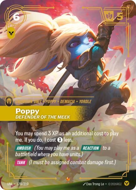 Poppy Defender of the Meek 178/219 (Unleashed) - Foil