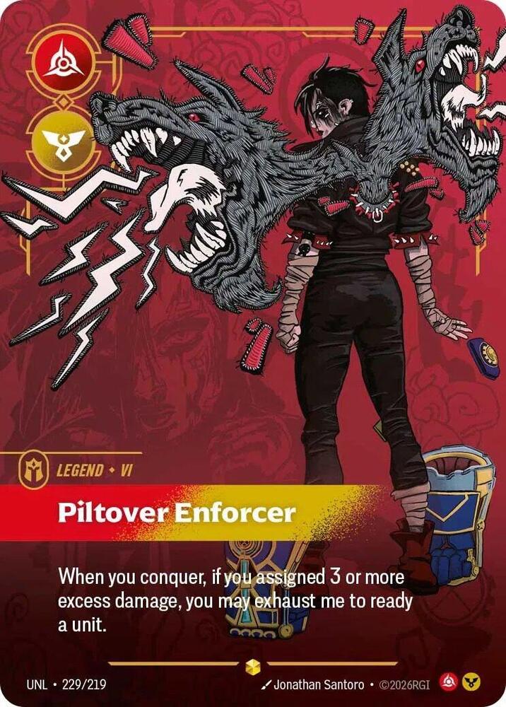 Vi Piltover Enforcer Overnumbered 229/219 (Unleashed) - Foil
