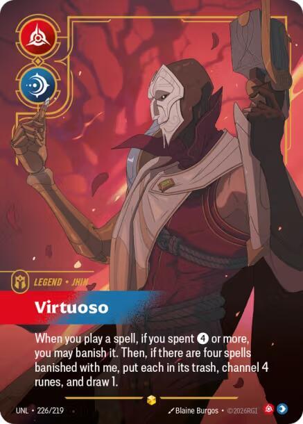 Jhin - Virtuoso 226/219 (Unleashed) - Foil