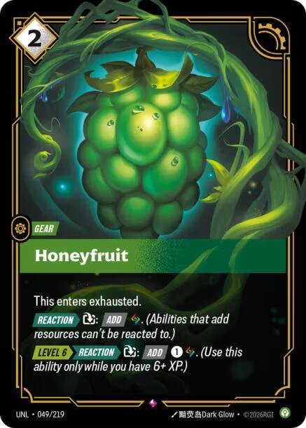 Honeyfruit 049/219 (Unleashed) - Foil