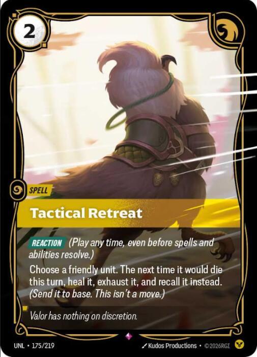 Tactical Retreat 175/219 (Unleashed) - Foil