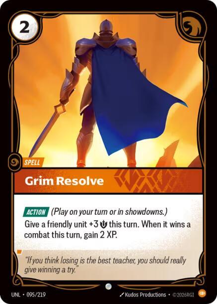 Grim Resolve 095/219 (Unleashed)