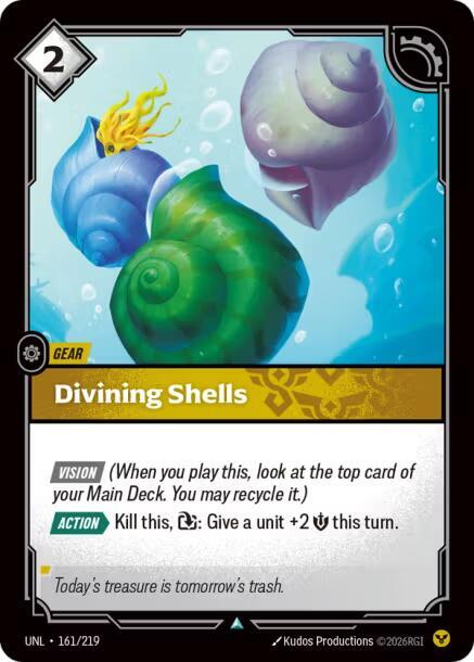 Divining Shells 161/219 (Unleashed)