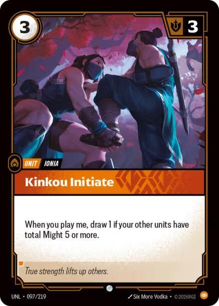Kinkou Initiate 97/219 (Unleashed) - Foil