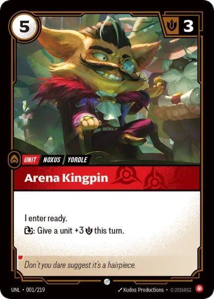 Arena Kingpin 001/219 (Unleashed)