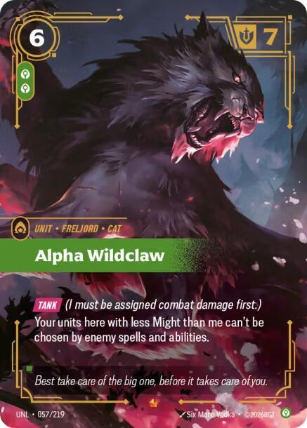 Alpha Wildclaw 057/219 (Unleashed) - Foil