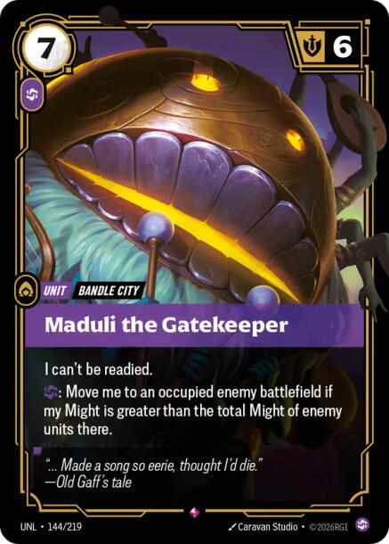 Maduli the Gatekeeper 144/219 (Unleashed) - Foil