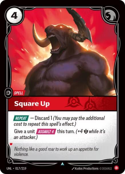 Square Up 017/219 (Unleashed)
