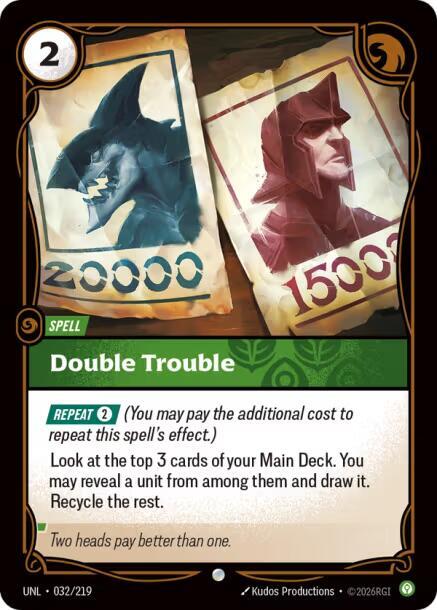 Double Trouble 32/219 (Unleashed) - Foil