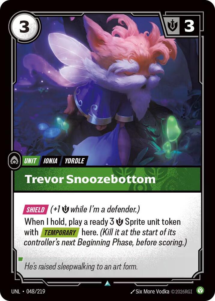 Trevor Snoozebottom 048/219 (Unleashed)