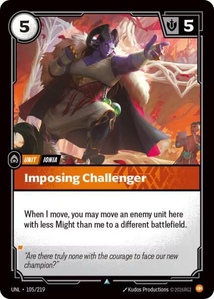Imposing Challenger 105/219 (Unleashed) - Foil