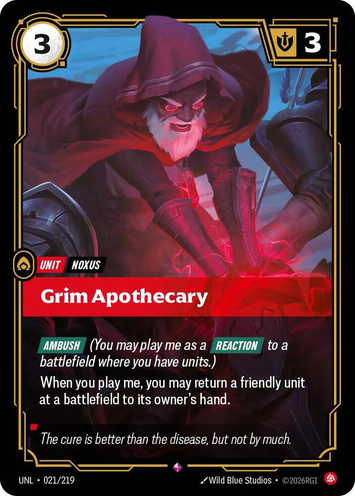 Grim Apothecary 021/219 (Unleashed) - Foil